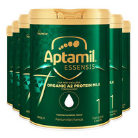 Aptamil 爱他美 ESSENSIS 奇迹绿罐系列 有机A2婴儿奶粉 澳版 1段 900g*6罐