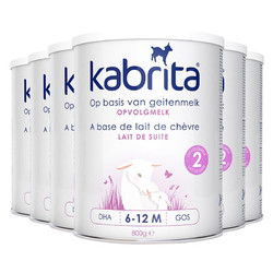 Kabrita 佳贝艾特 荷兰羊奶粉2段800g（6-12月）6罐装
