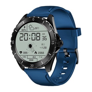 aigo 爱国者 FW06 智能手表 44.5mm 黑色 星空蓝TPU表带（血氧、血压）