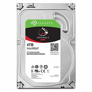 SEAGATE 希捷 酷狼IronWolf系列 3.5英寸台式机硬盘 4TB(PMR、5900rpm、64MB)ST4000VNZ008