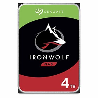 SEAGATE 希捷 酷狼IronWolf系列 3.5英寸台式机硬盘 4TB(PMR、5900rpm、64MB)ST4000VNZ008