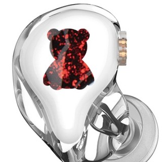 The Fragrant Zither 锦瑟香也 TFZ T x BEAR 1 入耳式挂耳式动铁有线耳机 白色 3.5mm