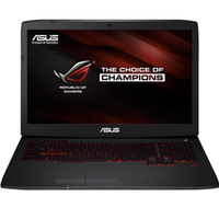 ROG 玩家国度 G751JT DB73 17.3英寸 游戏本 黑色(酷睿i7-4720HQ、GTX 970M、16GB、256GB SSD+1TB HDD、1080P、IPS)