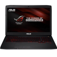 ROG 玩家国度 G751JT DB73 17.3英寸 游戏本 黑色(酷睿i7-4720HQ、GTX 970M、16GB、256GB SSD+1TB HDD、1080P、IPS）