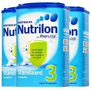 Nutrilon 诺优能 幼儿奶粉 荷兰版 3段 800g*2罐 易乐罐