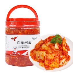 SONGYUANJINLIN 松源锦麟 泡菜韩国风味辣白菜 桶装1.2kg