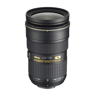 Nikon/尼康尼克尔AF-S 24-70mm f/2.8G ED标准变焦24-70镜头正品 尼康口 黑色