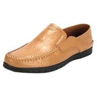 MULINSEN 木林森 男士休闲皮鞋 8028 黄棕 43