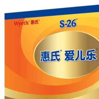 Wyeth 惠氏 爱儿乐系列 金装婴儿奶粉 国产版 1段 400g*3袋