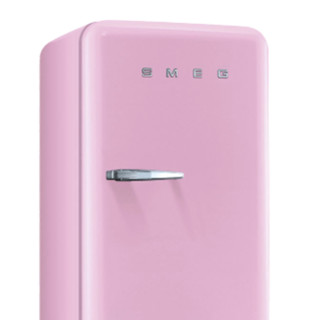 Smeg 斯麦格 FAB28 混冷单门冰箱 256L 粉红色