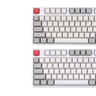 GANSS 迦斯 GS87C 87键 有线机械键盘 自如 Cherry红轴 无光