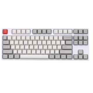 GANSS 迦斯 GS87C 87键 有线机械键盘 自如 Cherry静音红轴 无光