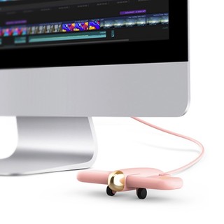 SKW USB-002 USB2.0HUB 一分四 1m 粉色