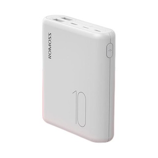 ROMOSS 罗马仕 CT10 移动电源 白色 10000mAh USB 10W