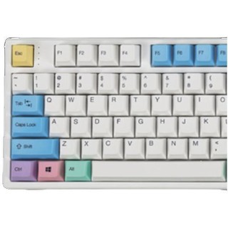 GANSS 迦斯 GM108D 108键 蓝牙双模机械键盘 白色粉笔 Cherry茶轴 无光