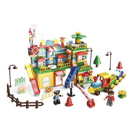 万高 1623 百变风车小镇 收纳桶装