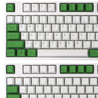 GANSS 迦斯 GS87C 87键 有线机械键盘 奶酪绿 Cherry静音红轴 无光