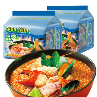 yumyum 养养 泰国进口 养养牌（yumyum） 泰式海鲜味汤面 350g*2包 组合装 速食方便面