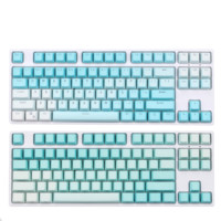 GANSS 迦斯 GS87C 87键 有线机械键盘 白色霜冻 Cherry青轴 无光