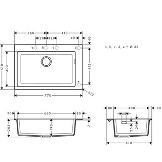 hansgrohe 汉斯格雅 石槽系列 43302807+72802007 水槽龙头套装 石灰色