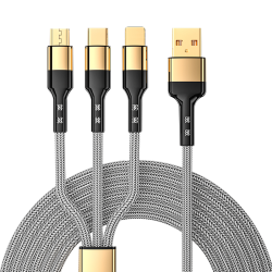 damon light 5a 三合一数据线 1.2米