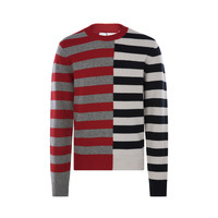 HELMUT LANG 男士条纹圆领毛衣 K05HM701