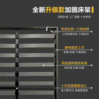 Ouromen/欧罗曼 隐形床折叠床正侧翻转隐藏床下翻壁床墨菲床衣柜藏墙五金配件一体 0.9*2.0米【正翻】五金配件 {升级加固静音款}