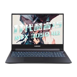 Hasee 神舟 战神 Z7-TA5NA 15.6英寸 游戏本（i5-11260H、8GB、512GB SSD、RTX 3050 4G）