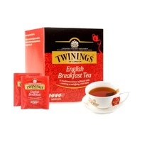 TWININGS 川宁 红茶 英式早餐红茶 波兰进口其他红茶20g(10包)独立包装袋装茶叶