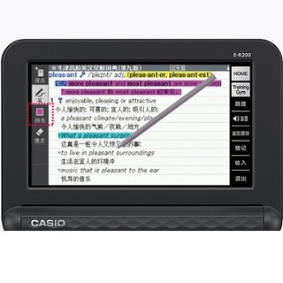 CASIO 卡西欧 E-R200 电子词典 水墨黑