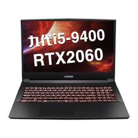 Hasee 神舟 战神 TX8-CT5DH 16.1英寸 游戏本 黑色(酷睿i5-9400、RTX 2060 6G、8GB、256GB SSD+1TB HDD、1080P、IPS、144Hz)