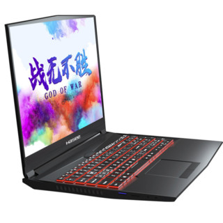 Hasee 神舟 战神 TX8-CT5DH 16.1英寸 游戏本 黑色（酷睿i5-9400、RTX 2060 6G、8GB、256GB SSD+1TB HDD、1080P、IPS、144Hz）