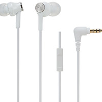 audio-technica 铁三角 ATH-CK350iS 通话版 入耳式有线耳机 白色