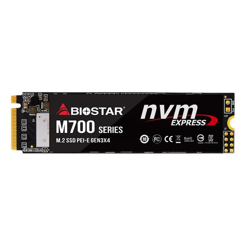 BIOSTAR 映泰M700 NVMe M.2 固态硬盘256GB（PCI-E3.0） 【报价价格评测