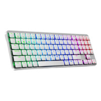 Hyeku 黑峡谷 K950 96键 蓝牙双模无线机械键盘 银色 凯华矮红轴 RGB