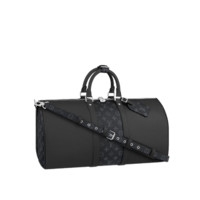 LOUIS VUITTON 路易威登 KEEPALL 50 BANDOULIÈRE系列 旅行袋 M53765 黑色