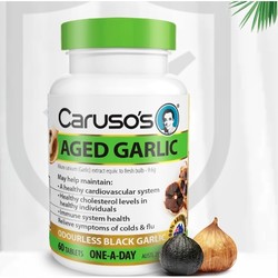 Caruso's natural health 黑蒜素精油软胶囊 60片