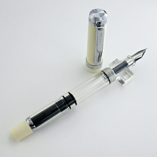 WINGSUNG 永生钢笔 钢笔 698 象牙白银夹 EF尖 单支装