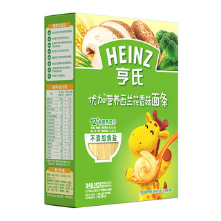 Heinz 亨氏 优加系列 儿童营养面条 西兰花香菇味 336g