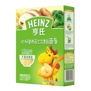 Heinz 亨氏 优加系列 营养面条 西兰花香菇味 252g