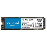 Crucial 英睿达 P2 NVMe M.2 固态硬盘 250GB（PCI-E3.0）