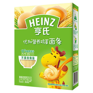 Heinz 亨氏 优加系列 营养面条 鸡蛋味 252g