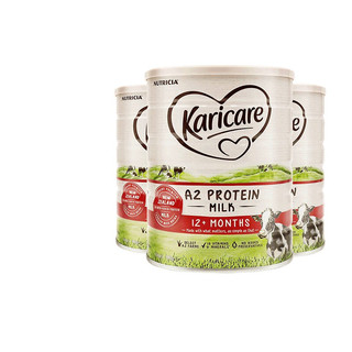 Karicare 可瑞康 A2 PROTEIN系列 幼儿奶粉 新西兰版 3段 900g*3罐