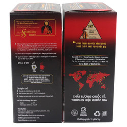 G7 Gelati 越南g7咖啡288g中原G7三合一速溶咖啡固体饮料盒装 黑咖啡*2盒30根