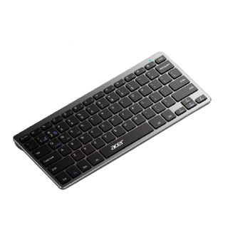acer 宏碁 LK416B 78键 2.4G蓝牙 双模无线薄膜键盘 黑色 无光