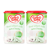 Cow&Gate 牛栏 经典系列 婴儿奶粉 英版 1段 900g*2罐