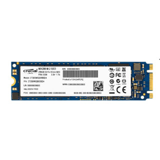 Crucial 英睿达 MX200 M.2 固态硬盘 250GB (SATA3.0)