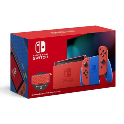 Nintendo 任天堂 日版 Switch游戏主机 续航增强版 马力欧限定版