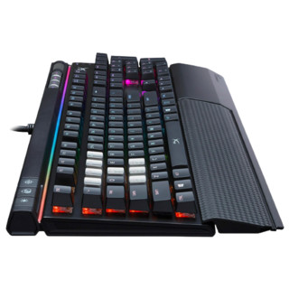 Kingston 金士顿 Alloy Elite 104键 有线机械键盘 黑色 国产青轴 RGB