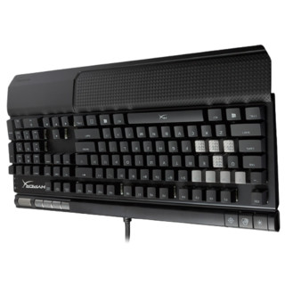 Kingston 金士顿 Alloy Elite 104键 有线机械键盘 黑色 国产青轴 RGB
